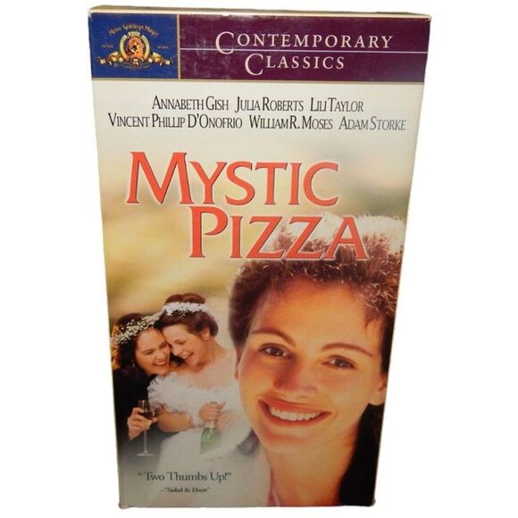 MYSTIC PIZZA Julia Roberts Annabeth Gish 1988 vintage VHS in original case - Picture 1 of 5